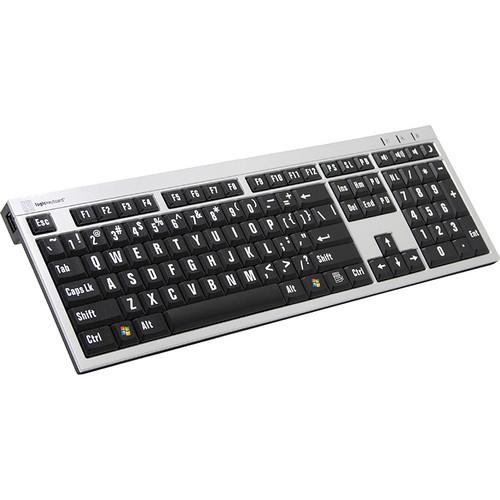 LogicKeyboard XLPrint PC Slim Line Keyboard LKBU-LPRNTWB-AJPU-US, LogicKeyboard, XLPrint, PC, Slim, Line, Keyboard, LKBU-LPRNTWB-AJPU-US