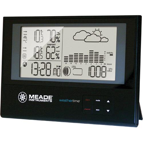 Meade Slim Line Personal Weather Station with Atomic Clock