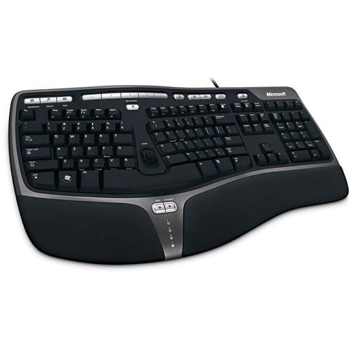 Microsoft Natural Ergonomic Keyboard 4000 for Business 5QH-00001, Microsoft, Natural, Ergonomic, Keyboard, 4000, Business, 5QH-00001