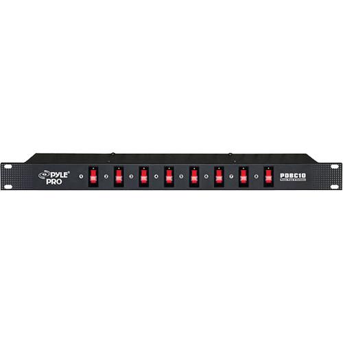 Pyle Pro PDBC10 Switchable 8 Outlet Rack Mount Power PDBC10, Pyle, Pro, PDBC10, Switchable, 8, Outlet, Rack, Mount, Power, PDBC10,