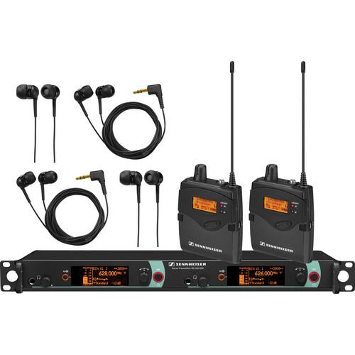 Sennheiser Dual Channel Stereo IEM System B 2000IEM2-B, Sennheiser, Dual, Channel, Stereo, IEM, System, B, 2000IEM2-B,