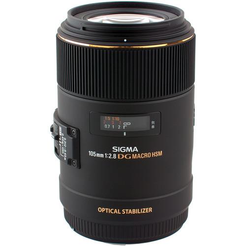 Sigma 105mm f/2.8 EX DG OS Macro Lens for Sigma Cameras 258110