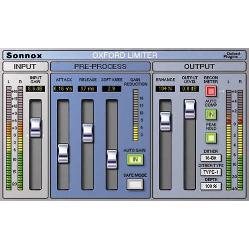 Sonnox Oxford Limiter - Limiter Plug-In (TDM) LIMITERHD, Sonnox, Oxford, Limiter, Limiter, Plug-In, TDM, LIMITERHD,