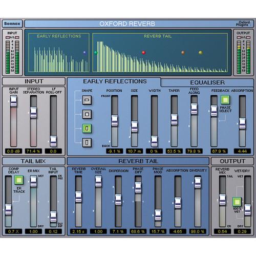 Sonnox Oxford Reverb - Stereo Reverb Modeling Plug-In REVERBHD