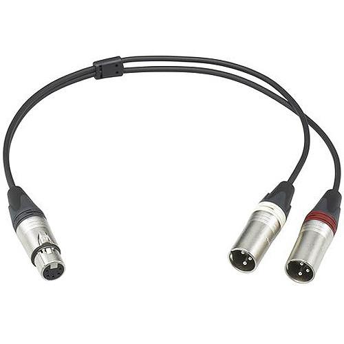 Sony 5-Pin to Dual 3-pin XLR Cable for ECM-680S EC05X5F3M