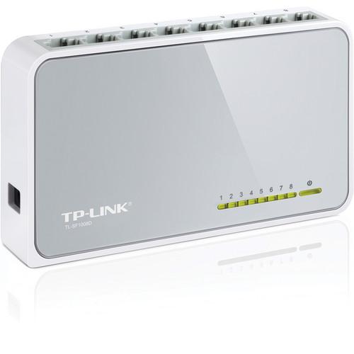 TP-Link 8-Port Unmanaged 10/100Mbps Desktop Switch TL-SF1008D