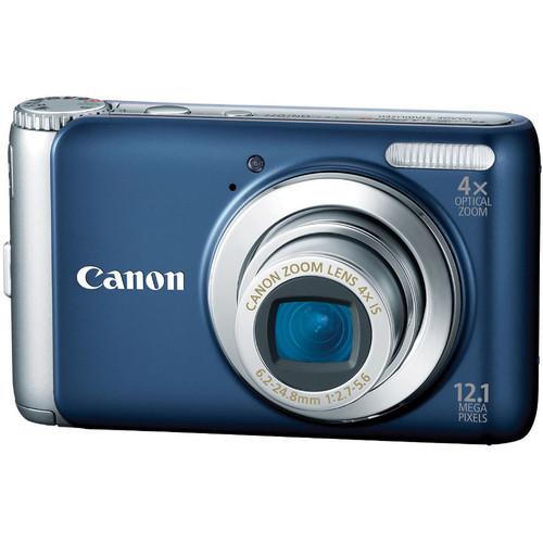 Used Canon PowerShot A3100 IS Digital Camera (Blue) 4256B021AA, Used, Canon, PowerShot, A3100, IS, Digital, Camera, Blue, 4256B021AA