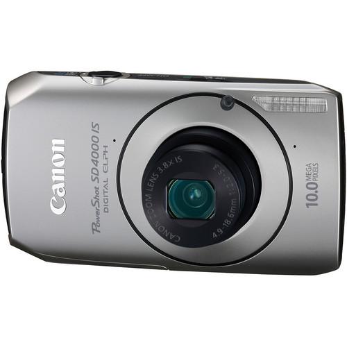 Used Canon PowerShot SD4000 IS Digital ELPH Camera 4250B003AA