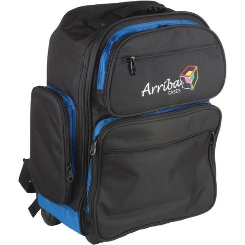 Arriba Cases LS520 Wheeled Backpack (Black) LS520