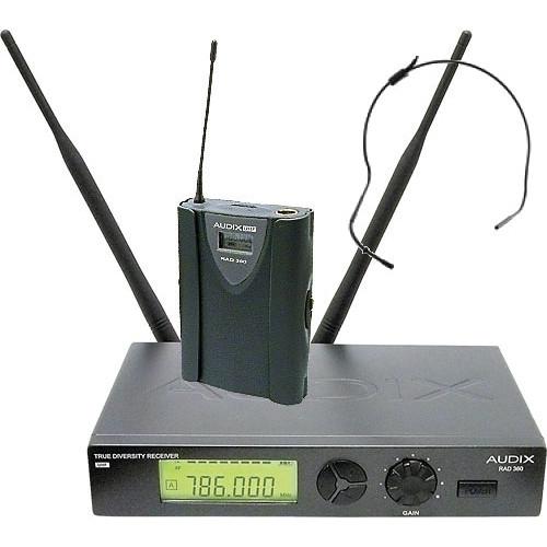 Audix RAD360 Wireless Bodypack Headworn Microphone System W3HT5