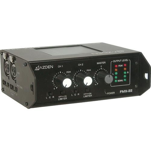 Azden  FMX-22 Portable Field Mixer FMX-22, Azden, FMX-22, Portable, Field, Mixer, FMX-22, Video