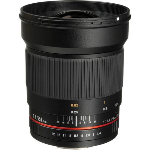 Bower 24mm f/1.4 Wide-Angle Lens for Sony A Mount SLY2414S, Bower, 24mm, f/1.4, Wide-Angle, Lens, Sony, A, Mount, SLY2414S,