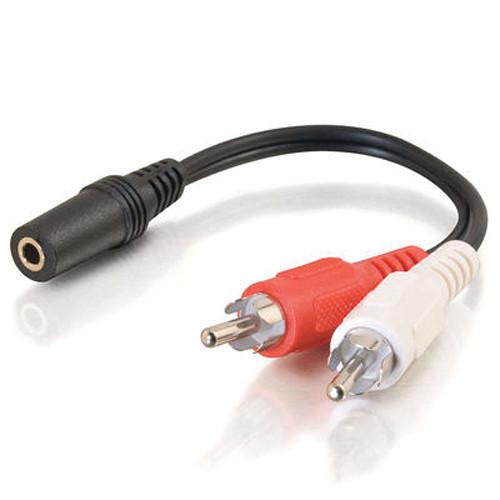C2G Stereo 3.5mm Female to RCA 6
