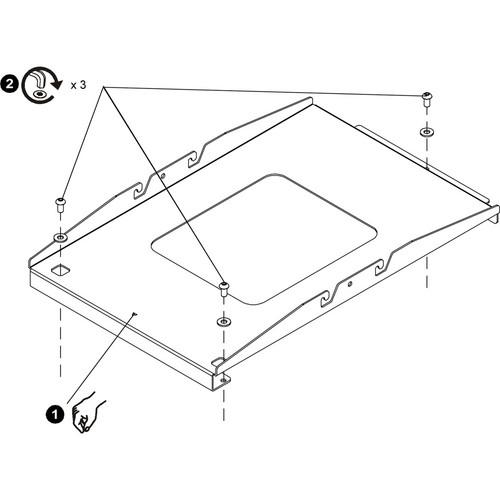 Chief  Custom Interface Bracket (Black) HB35B