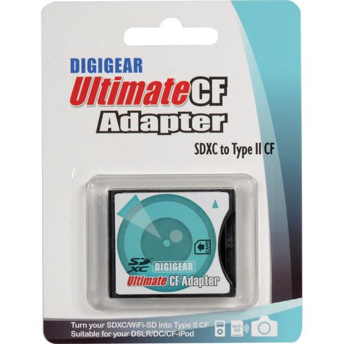 DigiGear  Extreme SD-HC-XC to CF Adapter SDXCF, DigiGear, Extreme, SD-HC-XC, to, CF, Adapter, SDXCF, Video