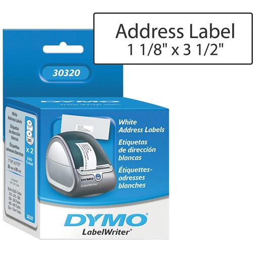 Dymo LabelWriter Address Labels White (1 1/8 x 3 1/2