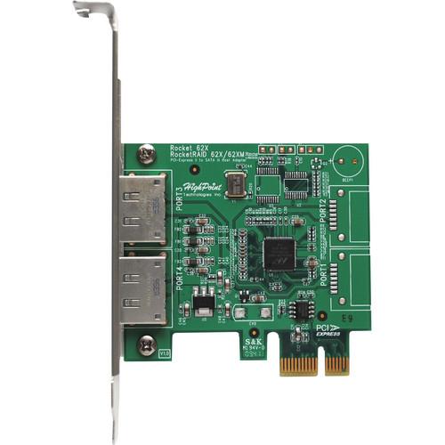 HighPoint Rocket 622M Dual eSATA 6 Gbps PCI Express 2.0 R622M