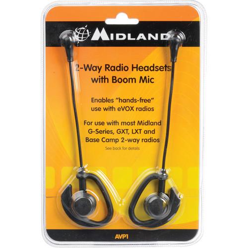 Midland AVP-1 Single-Ear Boom Mic Headset for Extra-Talk AVP1MID, Midland, AVP-1, Single-Ear, Boom, Mic, Headset, Extra-Talk, AVP1MID