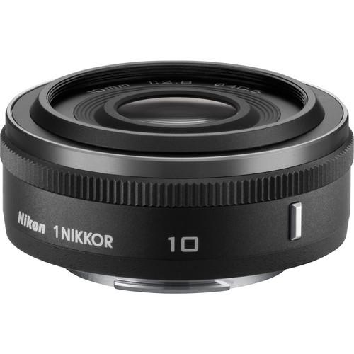 Nikon  1 NIKKOR 10mm f/2.8 Lens (Black) 3306, Nikon, 1, NIKKOR, 10mm, f/2.8, Lens, Black, 3306, Video