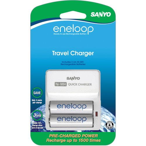 Sanyo SEC-TDR02N Battery Charger and 2 AA Batteries SEC-TDR02N, Sanyo, SEC-TDR02N, Battery, Charger, 2, AA, Batteries, SEC-TDR02N