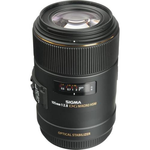 Sigma 105mm f/2.8 EX DG OS HSM Macro Lens for Canon EOS 258101