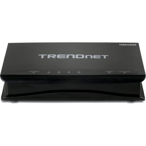 TRENDnet  4-Port ADSL 2/2  Modem Router TDM-C504, TRENDnet, 4-Port, ADSL, 2/2, Modem, Router, TDM-C504, Video