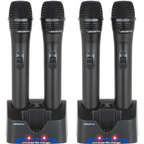 VocoPro UHR UHF Handheld Rechargeable Microphones UHR-3