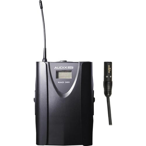 Audix RAD360 Wireless Lavalier Microphone System W3-L5-O P