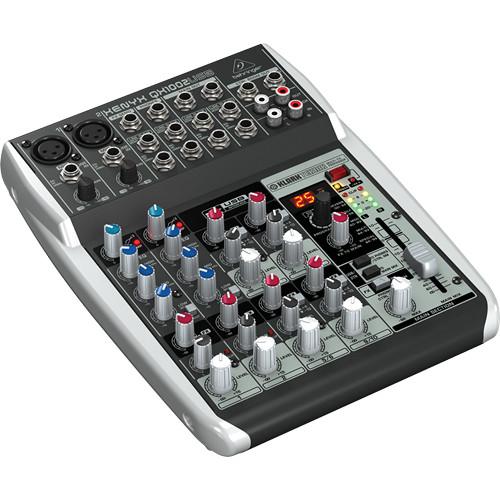 Behringer Xenyx QX1002USB Premium 10-Input 2-Bus Mixer QX1002USB