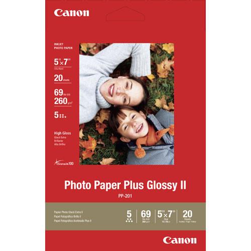 Canon Photo Paper Plus Glossy II (5 x 7