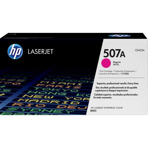 HP HP 507A Magenta LaserJet Toner Cartridge CE403A