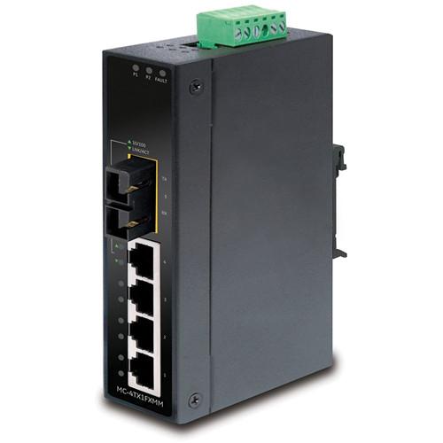 Interlogix Industrial Fast Ethernet Switch MC4TX1FXMM2KM