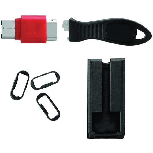 Kensington K67720US USB Port Lock with Square Cable K67720US