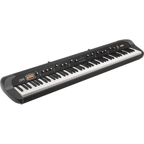 Korg SV-1 88-Key Vintage Stage Piano (Black) SV188BK, Korg, SV-1, 88-Key, Vintage, Stage, Piano, Black, SV188BK,