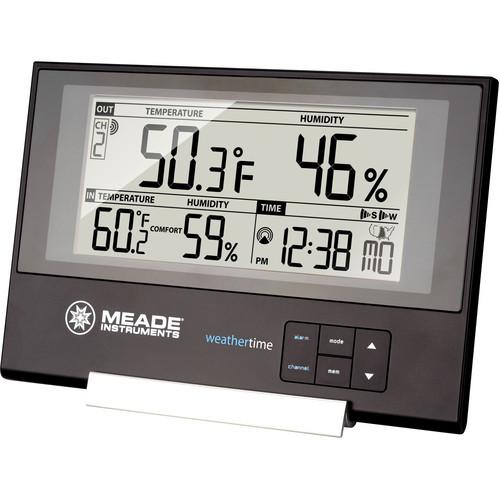 Meade Slim Line Personal Weather Station with Atomic Clock, Meade, Slim, Line, Personal, Weather, Station, with, Atomic, Clock