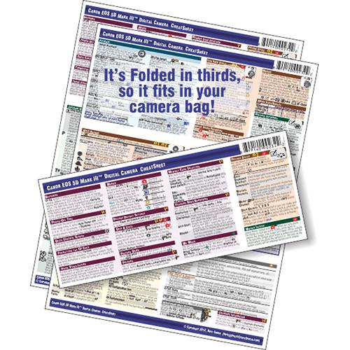User manual PhotoBert CheatSheet for the Canon EOS 5D Mark III DSLR