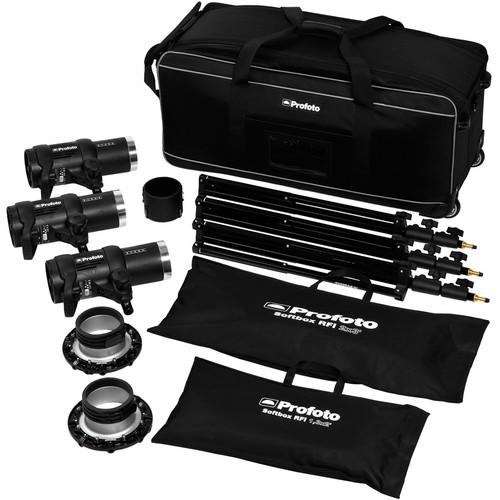 Profoto D1 Air 3 Head Studio Kit - 1- 1000W/s / 2- 500W/s 901087, Profoto, D1, Air, 3, Head, Studio, Kit, 1-, 1000W/s, /, 2-, 500W/s, 901087