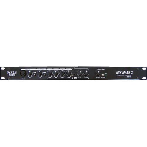 Rolls RM69 MixMate 3 - 6-Channel Stereo Line / Microphone RM69, Rolls, RM69, MixMate, 3, 6-Channel, Stereo, Line, /, Microphone, RM69