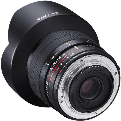 Samyang 14mm Ultra Wide-Angle f/2.8 IF ED UMC Lens SY14MAE-N