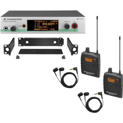 Sennheiser ew 300-2 IEM G3 Wireless Stereo Audio EW300-2IEMG3-G, Sennheiser, ew, 300-2, IEM, G3, Wireless, Stereo, Audio, EW300-2IEMG3-G