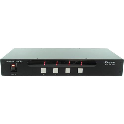Shinybow SB-5544 4x4 Composite Video & Stereo Audio SB-5544, Shinybow, SB-5544, 4x4, Composite, Video, &, Stereo, Audio, SB-5544