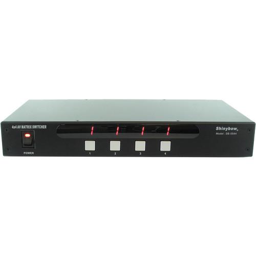 Shinybow SB-5544 4x4 Composite Video & Stereo Audio SB-5544
