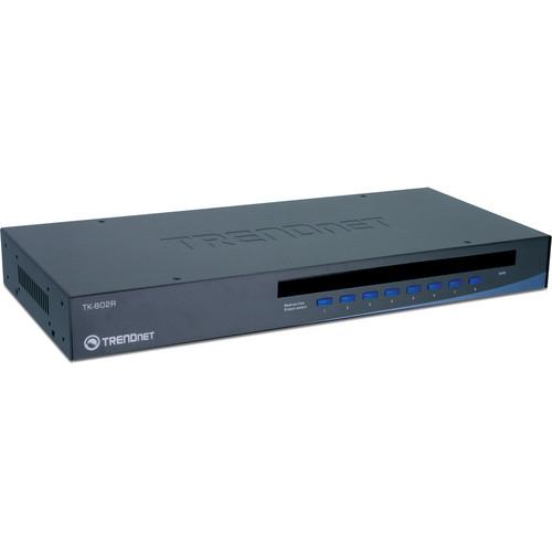 TRENDnet TK-802R 8-Port PS/2 Rack Mount KVM Switch TK-802R, TRENDnet, TK-802R, 8-Port, PS/2, Rack, Mount, KVM, Switch, TK-802R,