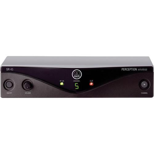 AKG Perception SR 45 Wireless Receiver - Frequency A 3245H00010, AKG, Perception, SR, 45, Wireless, Receiver, Frequency, A, 3245H00010