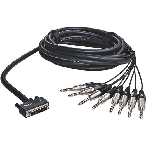 ALVA AI25-8T2 Analog Breakout TRS Cable (6.5' / 2 m) AI25-8T2