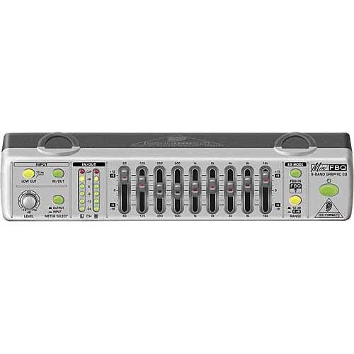 Behringer MINIFBQ FBQ800 Graphic Equalizer FBQ800, Behringer, MINIFBQ, FBQ800, Graphic, Equalizer, FBQ800,