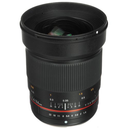 Bower 24mm f/1.4 Wide-Angle Lens for Olympus Four SLY2414OD