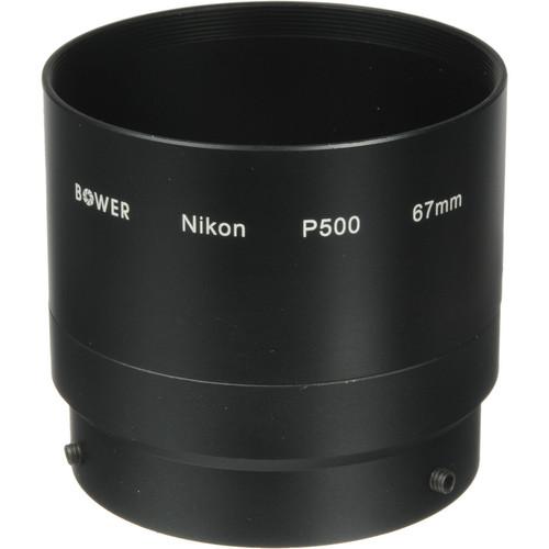 Bower 67mm Lens Adapter for Nikon COOLPIX P500 Digital ANP50067