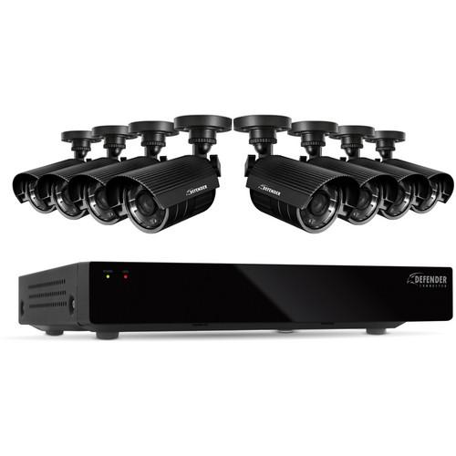 Defender 8-Channel DVR with 8 High-Resolution Security 21023