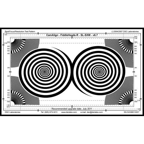 DSC Labs Fiddlehead / BackFocus Super Maxi Focus Pattern FHRSM